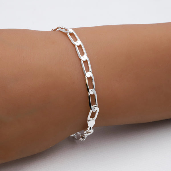 Pulsera acero blanco premium