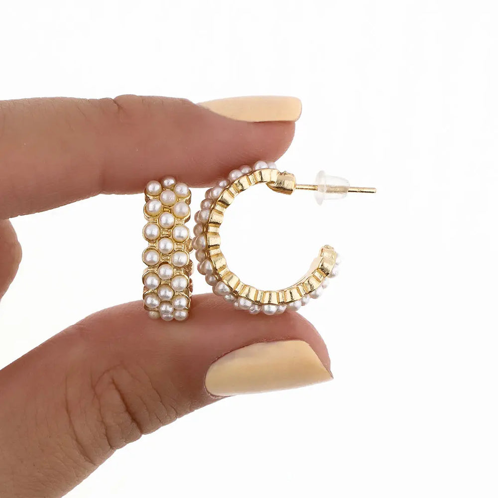 Aros dorados bijou